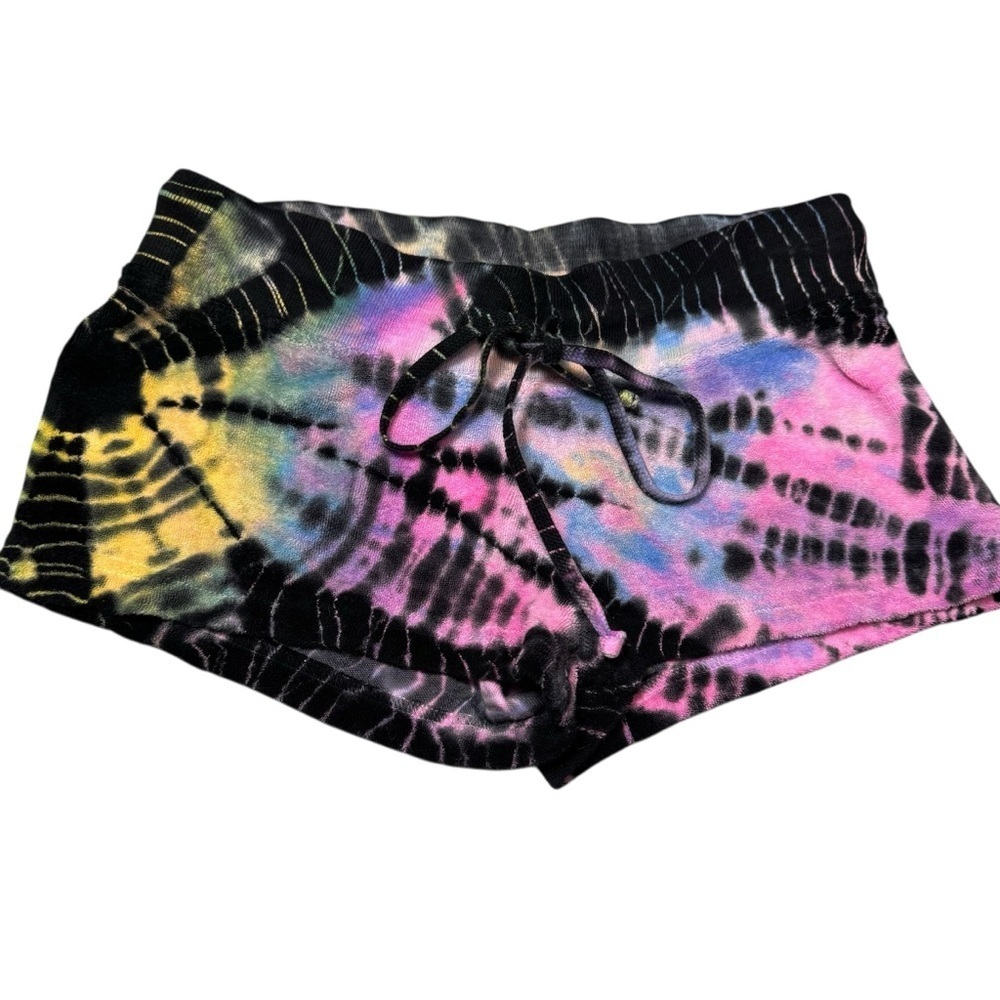 Hard Tail Girls Terry Cloth Tie Dye Cotton Shorts Size XL(16)